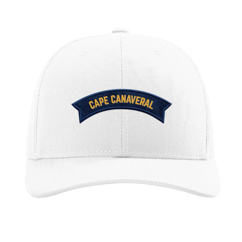 Cape Canaveral Launch patch hat — White