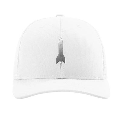 Cape Canaveral Rocket patch hat — White
