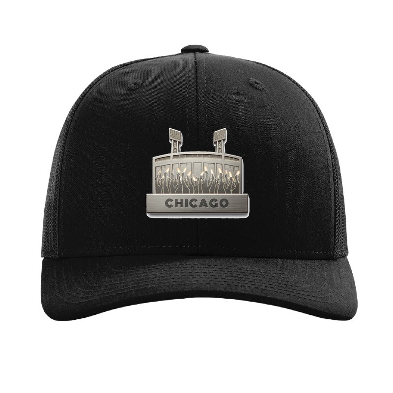 Chicago Soldier Field patch hat — Black
