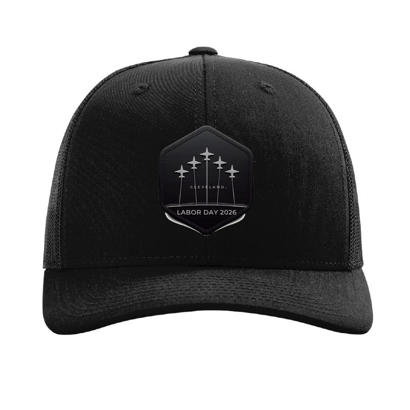 Cleveland Lakefront formation patch hat — Black