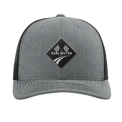Darlington stock car patch hat — Heather Grey/Black