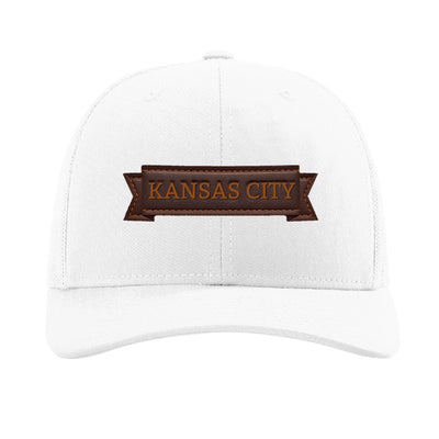 Kansas City inflatable hot dog patch hat — White