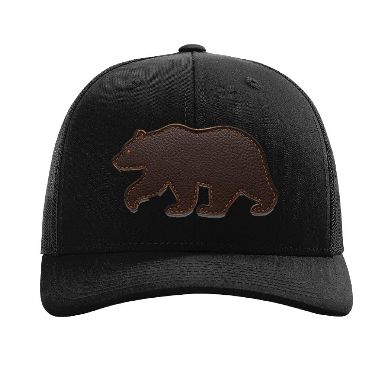 La Verne bear patch hat — Black