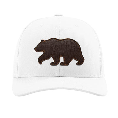 La Verne bear patch hat — White