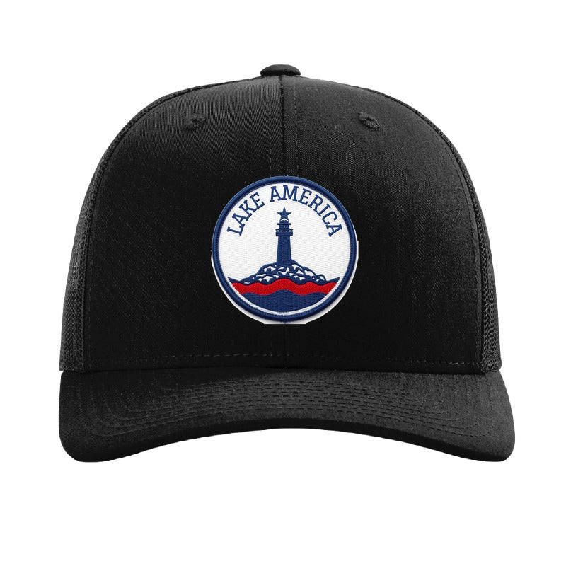 Lake America patch hat — Black