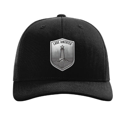 Lake America Shield patch hat — Black