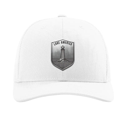 Lake America Shield patch hat — White