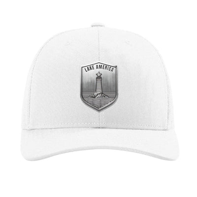 Lake America Shield patch hat - White
