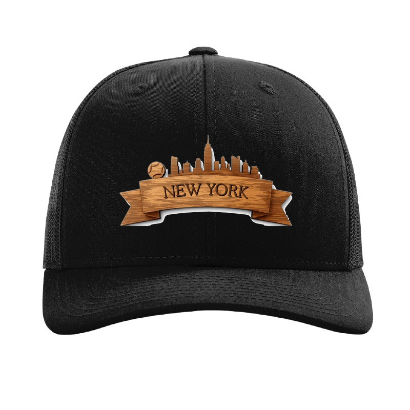 New York US Open Ribbon patch hat — Black