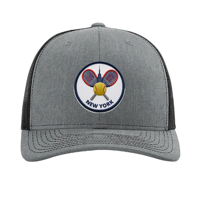 New York US Open patch hat — Heather Grey/Black