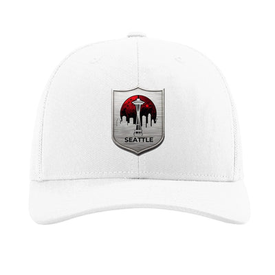 Seattle Blood Moon Shield patch hat — White