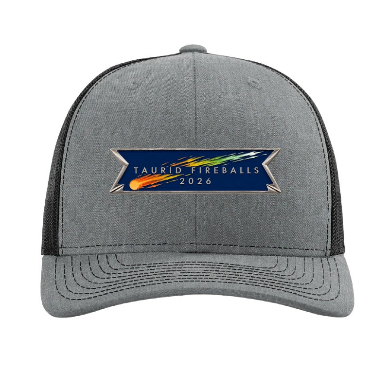 Taurid fireballs 2026 patch hat - Heather Grey/Black