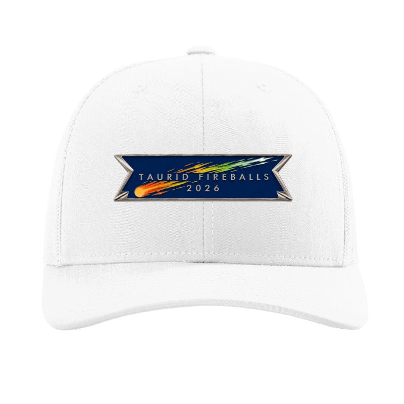 Taurid fireballs 2026 patch hat - White