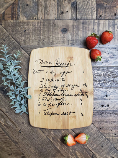 Personalized Cutting Board - Name, Recipe, Logo