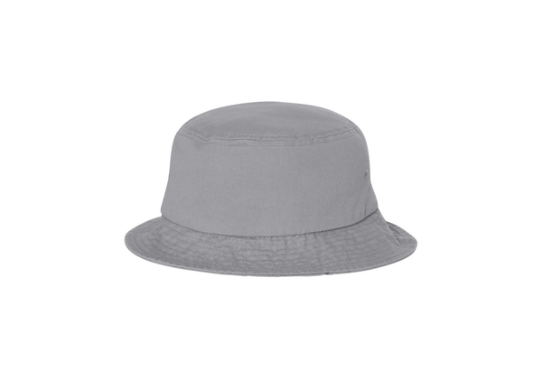 Blank grey bucket hat