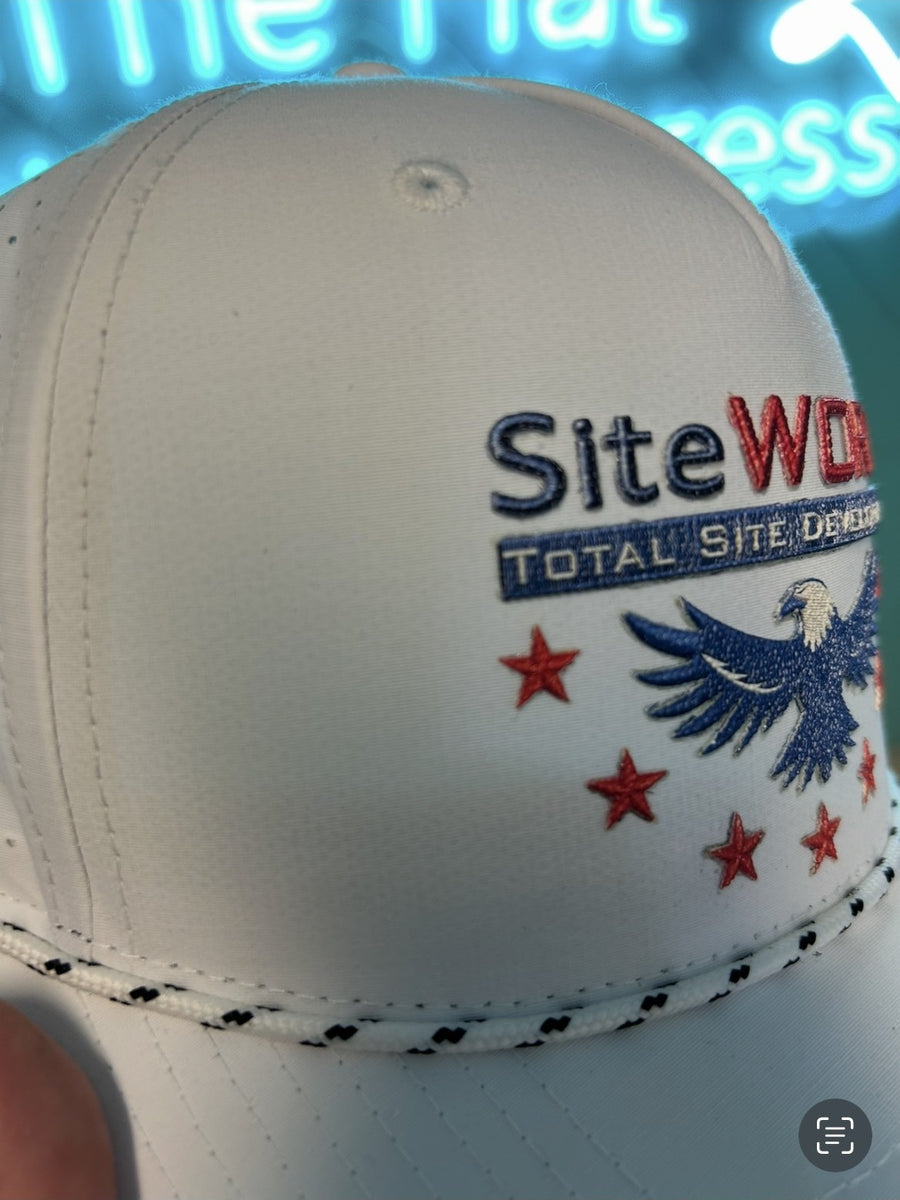 SiteWorx — Total Site Development. Rope crown, full-color work.