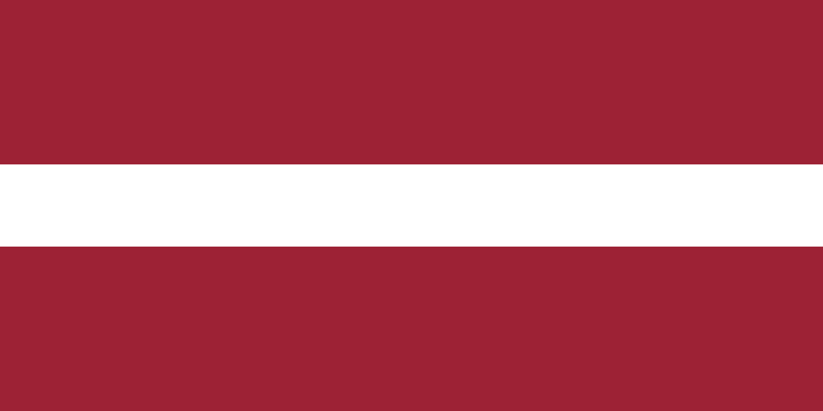 Latvia flag side patch for hats