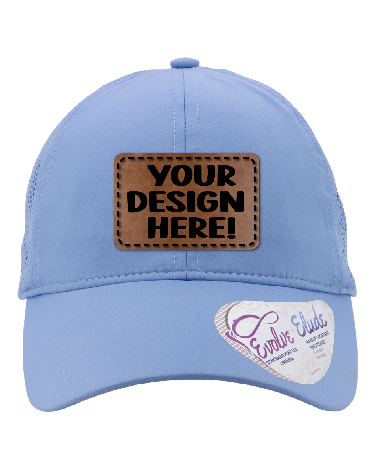 Ponytail Trucker Hat with Custom Patch - Infinity Her Gaby