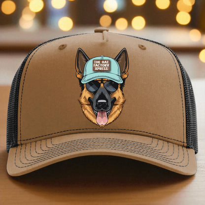 Personalized Richardson 112FPC Five Panel Champ Trucker Hat with Custom Patch
