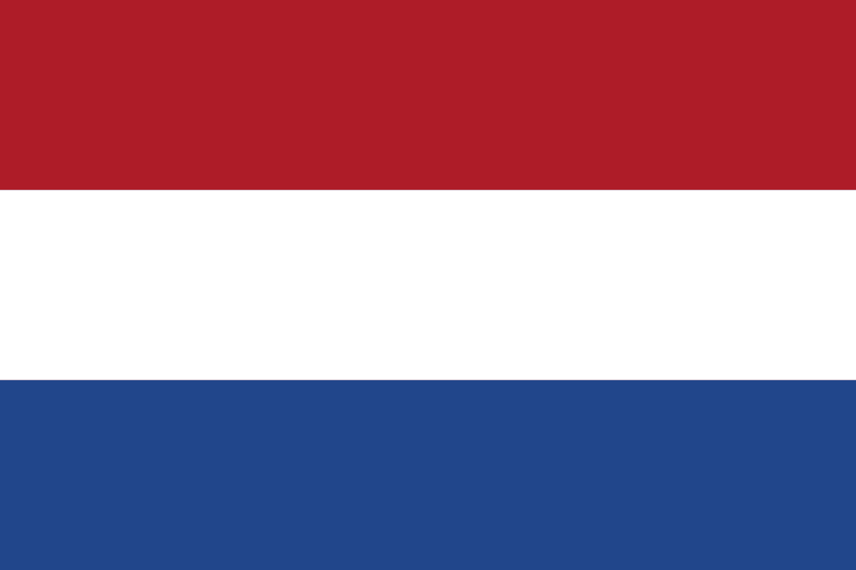 Netherlands flag side patch for hats