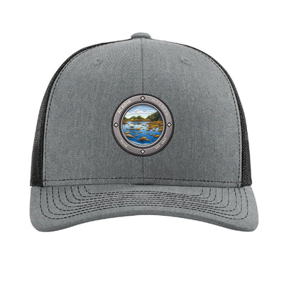 Acadia National Park patch hat — Heather Grey/Black