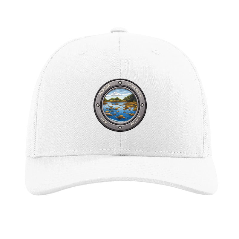 Acadia National Park patch hat — White