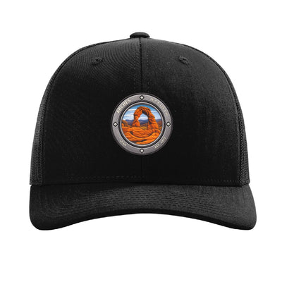 Arches National Park patch hat — Black