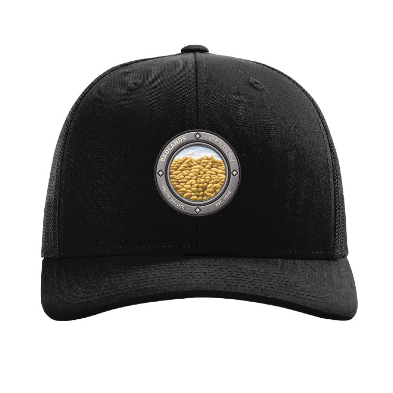 Badlands National Park patch hat — Black