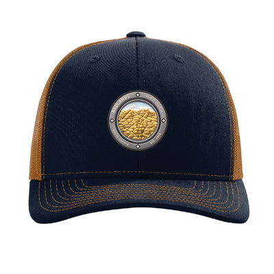 Badlands National Park patch hat — Navy/Caramel