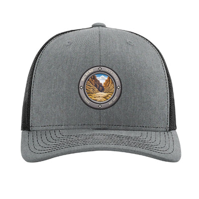 Big Bend National Park patch hat — Heather Grey/Black