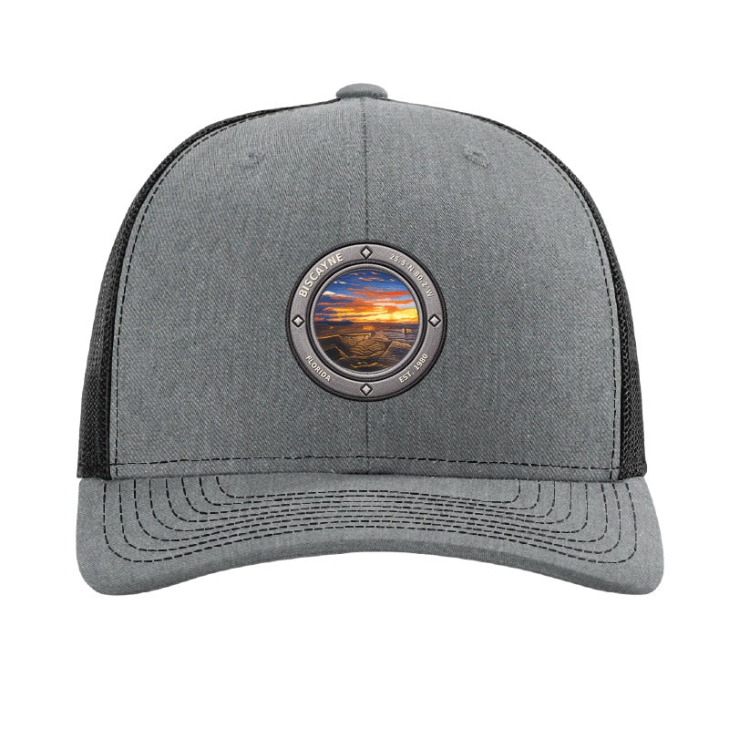 Biscayne National Park patch hat — Heather Grey/Black