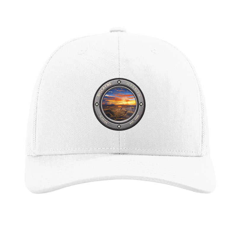 Biscayne National Park patch hat — White