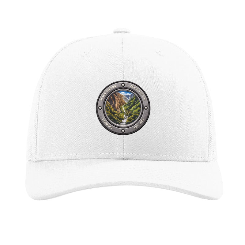 Black Canyon National Park patch hat — White