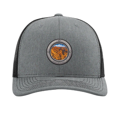 Bryce Canyon National Park patch hat — Heather Grey/Black
