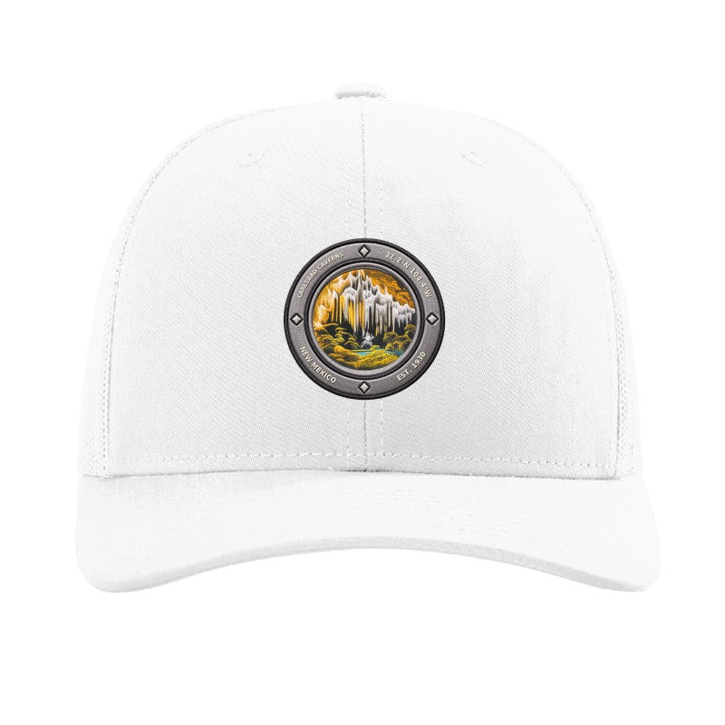 Carlsbad Caverns National Park patch hat — White