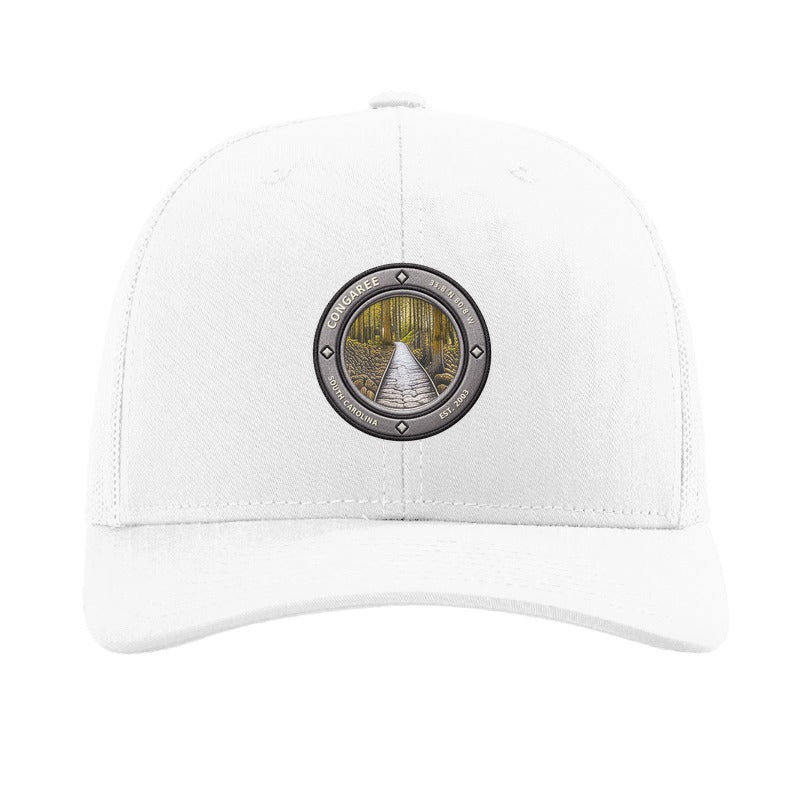Congaree National Park patch hat — White
