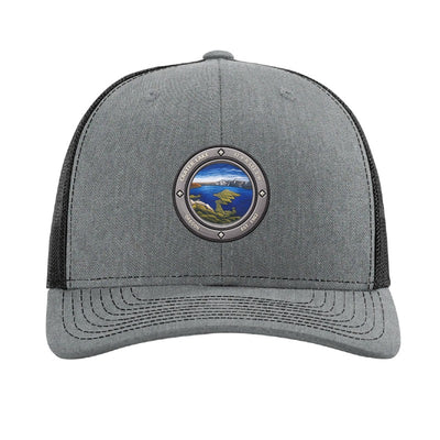 Crater Lake National Park patch hat — Heather Grey/Black