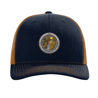 Cuyahoga Valley National Park patch hat — Navy/Caramel