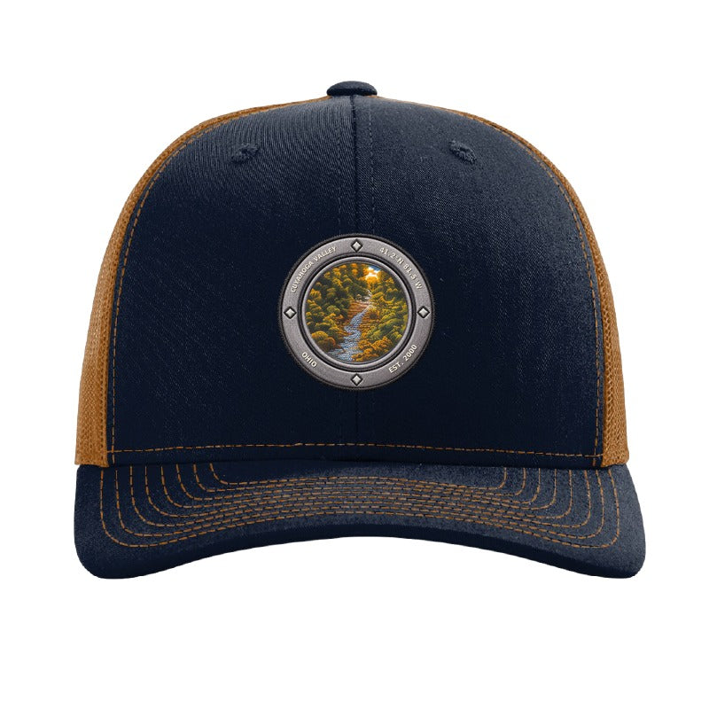Cuyahoga Valley National Park patch hat — Navy/Caramel
