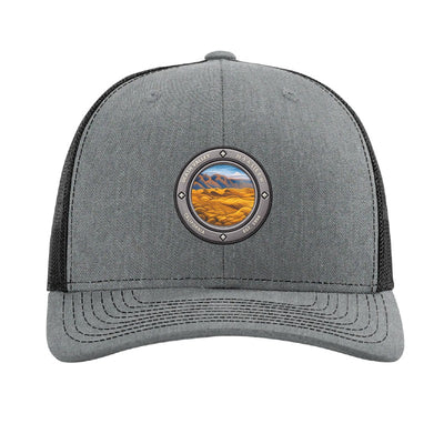 Death Valley National Park patch hat — Heather Grey/Black