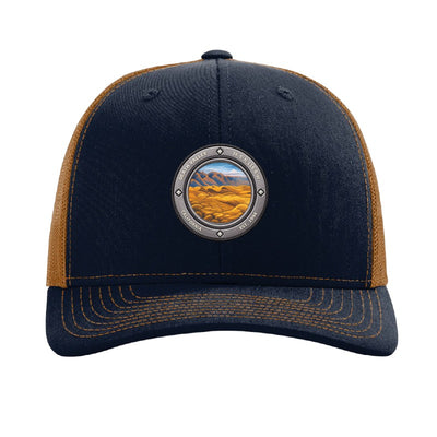 Death Valley National Park patch hat — Navy/Caramel