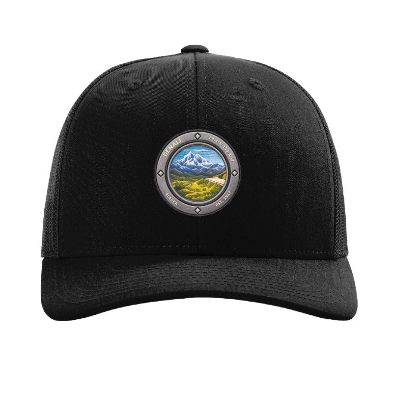 Denali National Park patch hat — Black