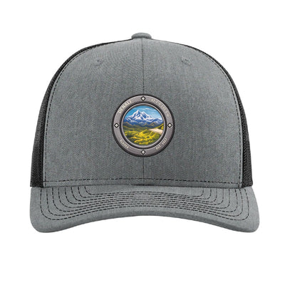 Denali National Park patch hat — Heather Grey/Black