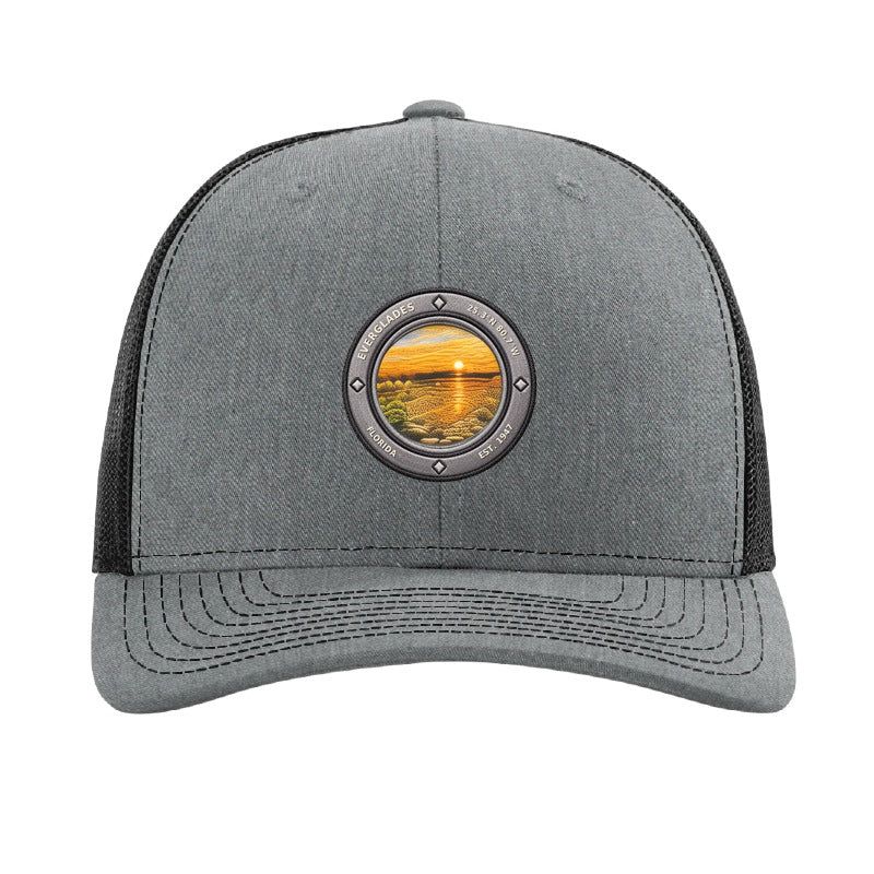 Everglades National Park patch hat — Heather Grey/Black