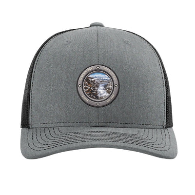 Glacier Bay National Park patch hat — Heather Grey/Black