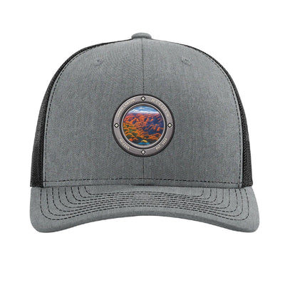 Grand Canyon National Park patch hat — Heather Grey/Black