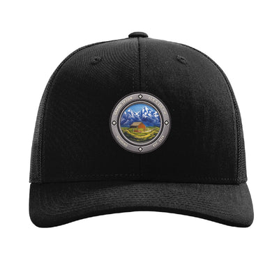 Grand Teton National Park patch hat — Black