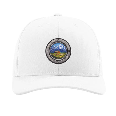 Grand Teton National Park patch hat — White