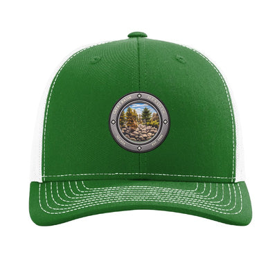 Great Basin National Park patch hat — Kelly Green/White