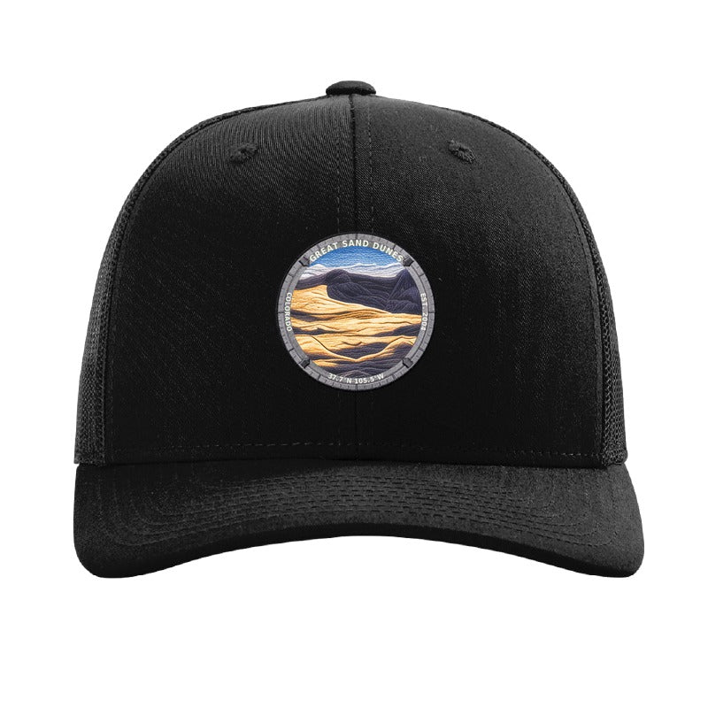 Great Sand Dunes National Park patch hat — Black